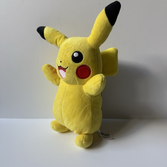 Pokemon Pikachu Plush Stuffed Toy Authentic 10" - Picture 1 of 6